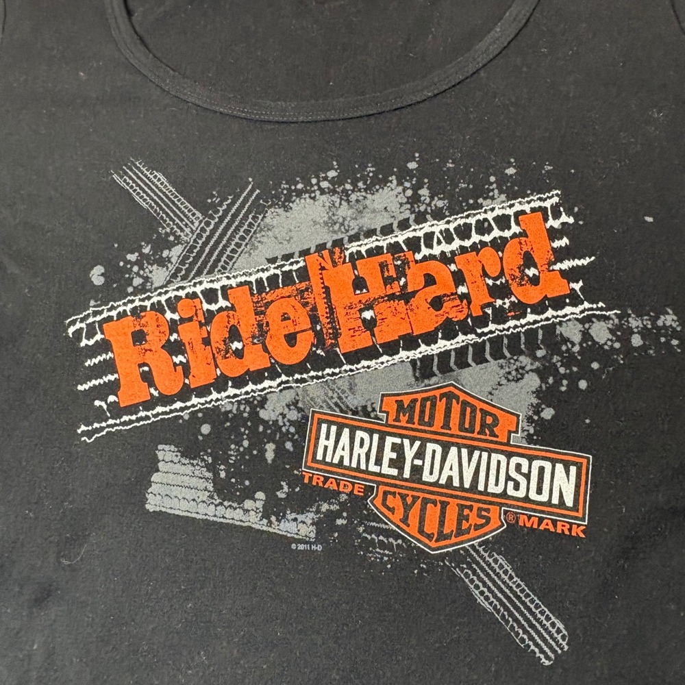 Harley Davidson ride hard tee size XXL women's